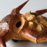 Detail from Crab Mask by Mark Sheeky