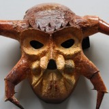 Detail from Crab Mask by Mark Sheeky