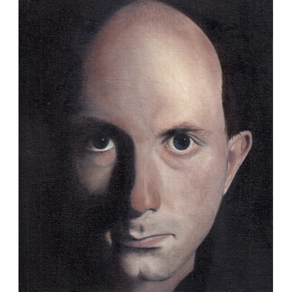 Chiaroscuro Self Portrait by Mark Sheeky