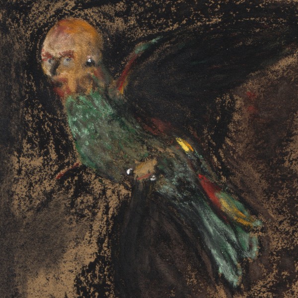 Parrot With The Head Of Van Gogh by Mark Sheeky