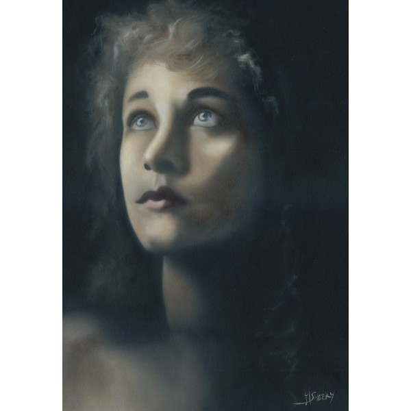 Portrait of Anna Q. Nilsson by Mark Sheeky