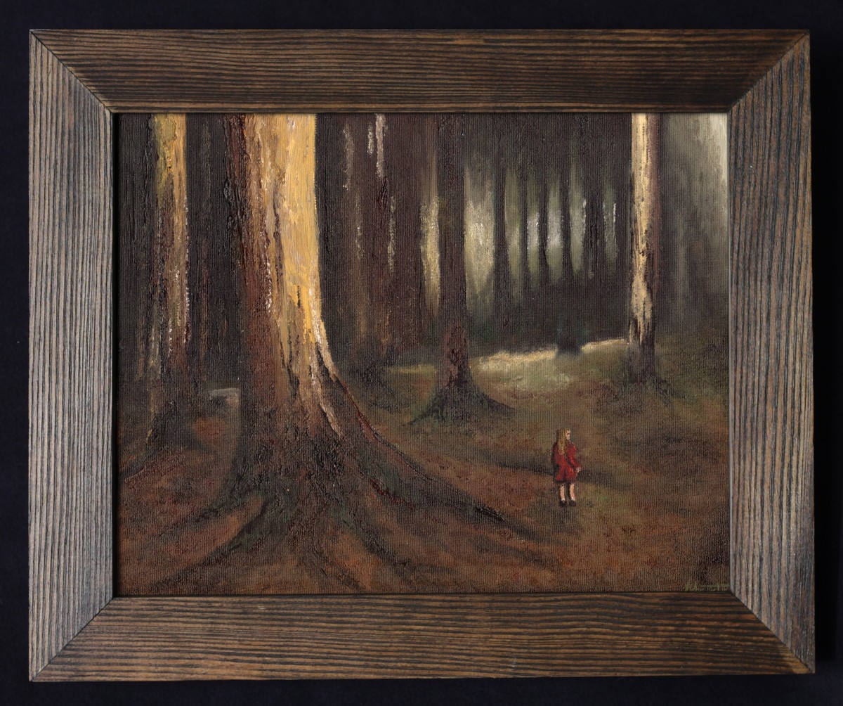 Girl in the Woods by Mark Sheeky