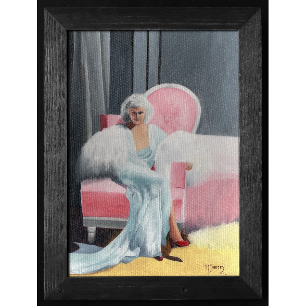 Portrait of Jean Harlow by Mark Sheeky