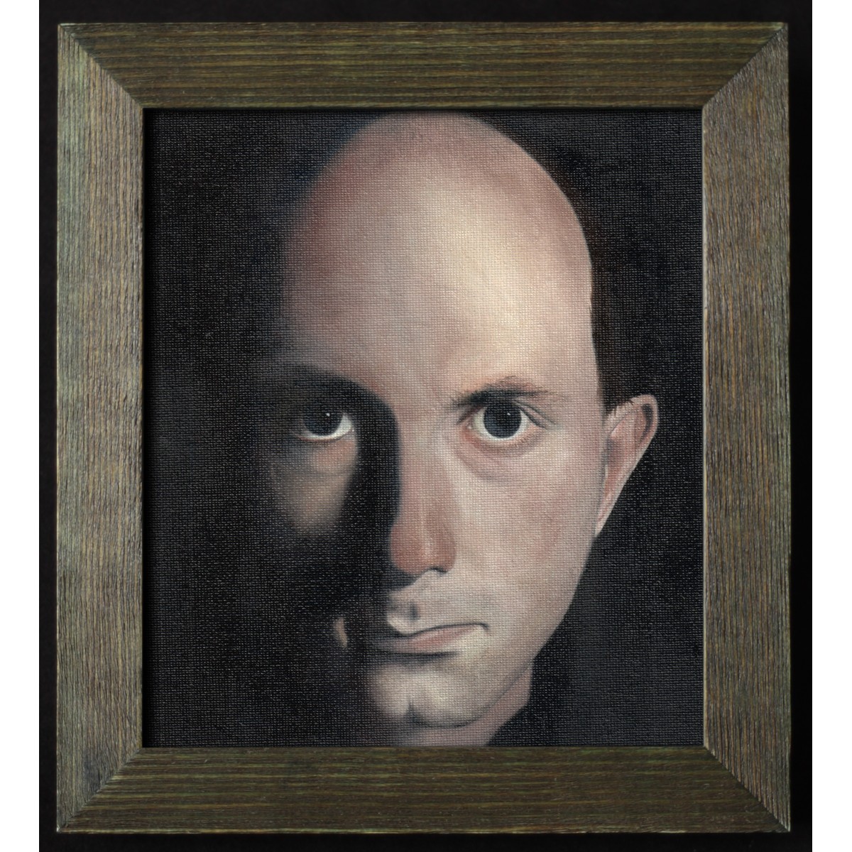 Chiaroscuro Self Portrait by Mark Sheeky