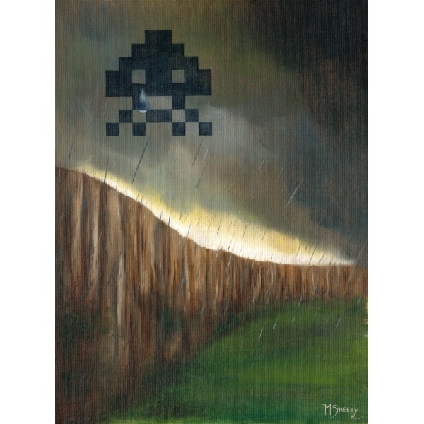 Crying Invader (This Doesn't Happen) by Mark Sheeky
