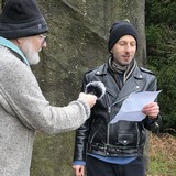 Detail from Bridestones Winter Solstice 2025 by Mark Sheeky