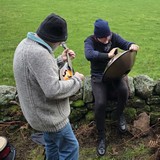 Detail from Bridestones Winter Solstice 2025 by Mark Sheeky